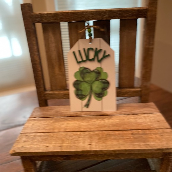 St. Patricks Day Wall Decor Set Of 3, Shamrock Decor, Thankful Lucky & Blessed - Picture 4 of 16